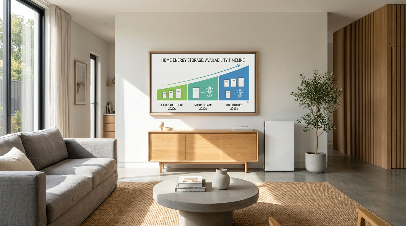 cronograma de disponibilidade da primeira armazenagem de energia doméstica