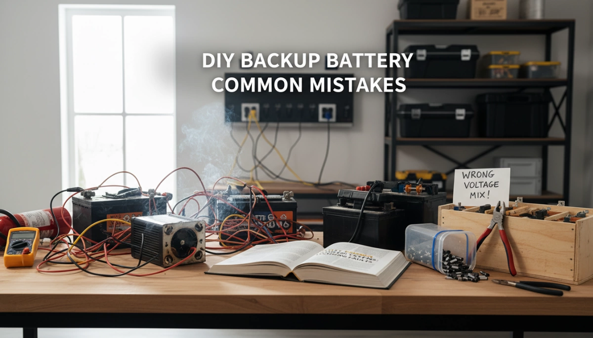 Errori comuni della batteria di backup fai-da-te