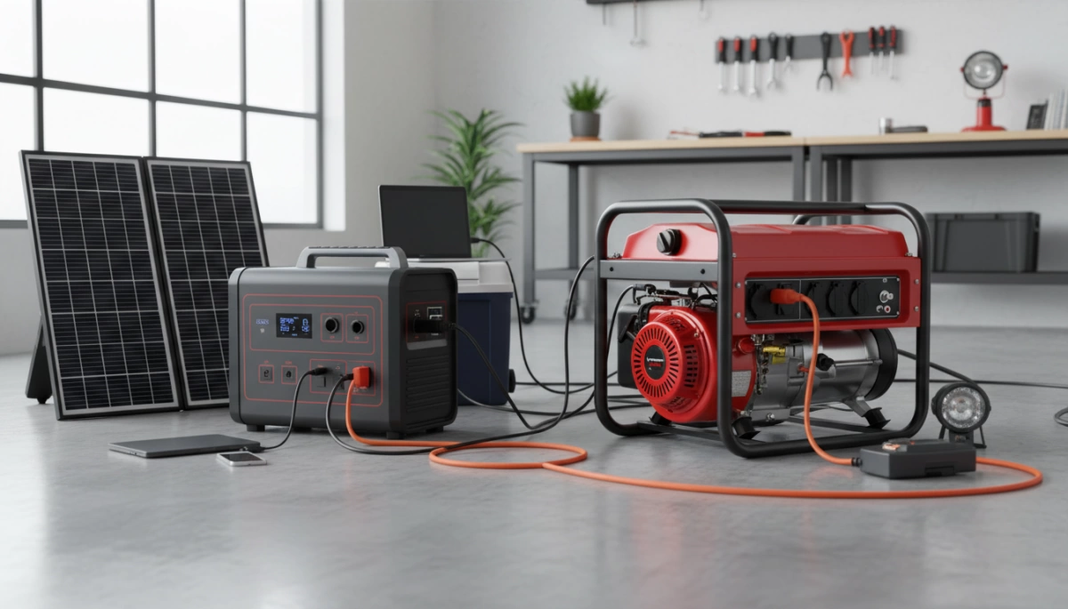 solare Generatoren vs. Gaskraftwerk