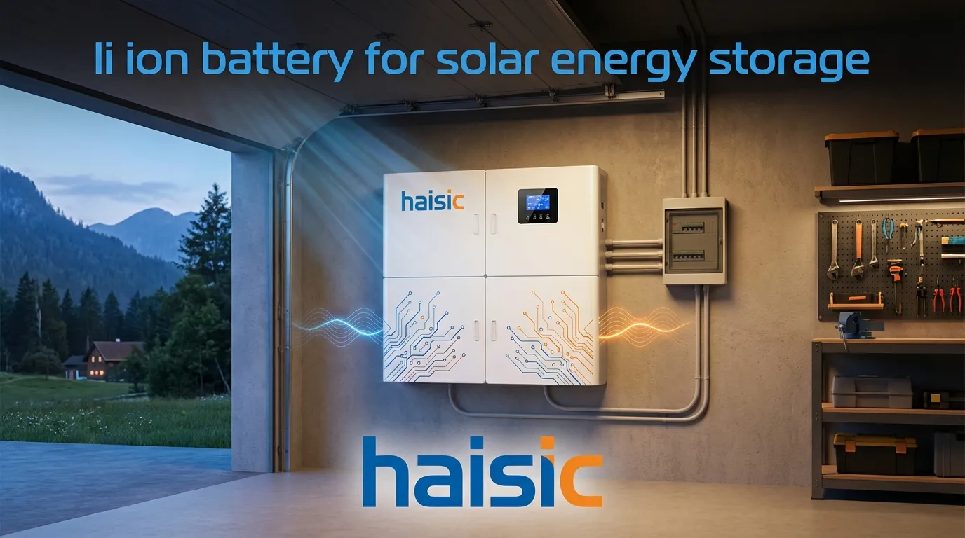 bateria de íon de lítio para armazenamento de energia solar