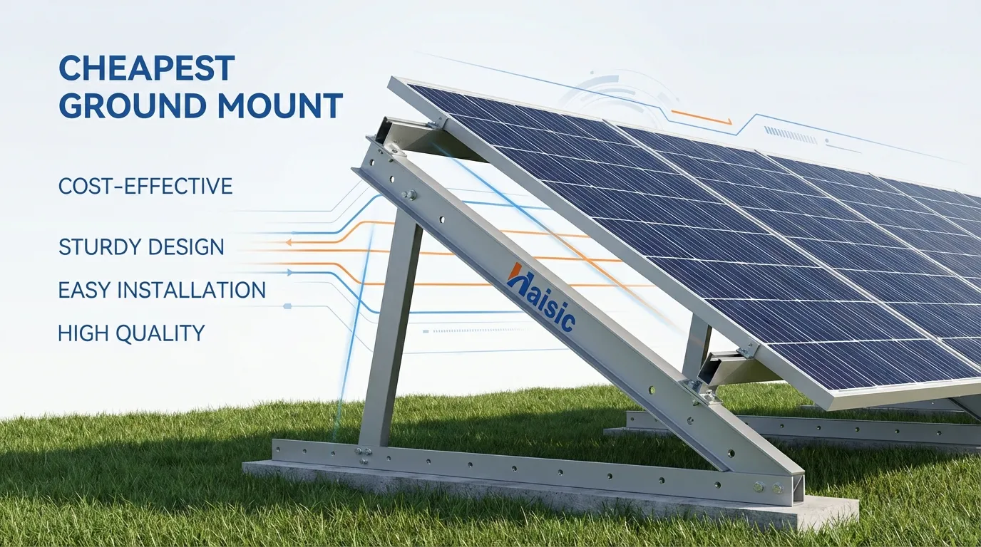 cheapest ground mount solar racking system