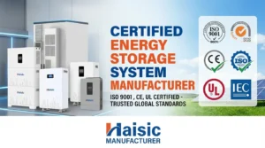 Certified Energy Storage System Manufacturer