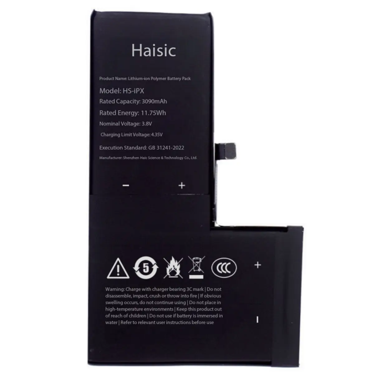 Haisic iphone X battery