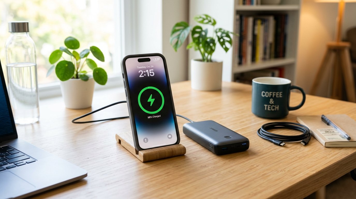 Soluções acessíveis de bateria externa para iPhone