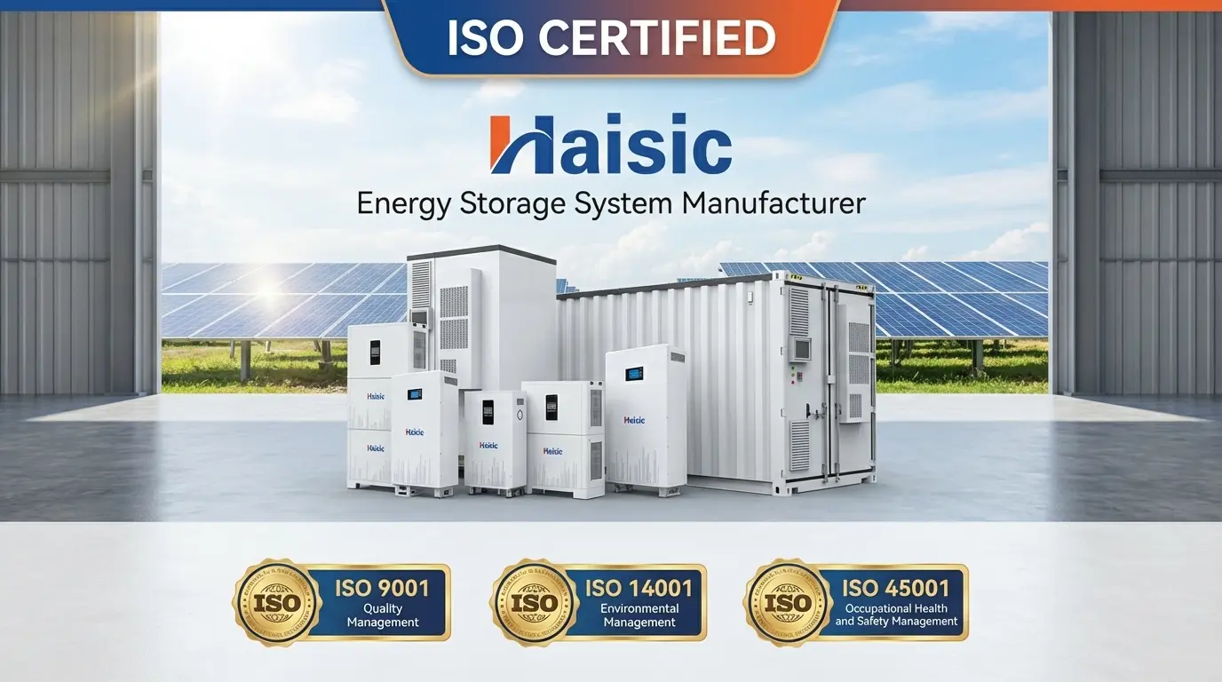 ISO certified Energy Storage System manufacturer
